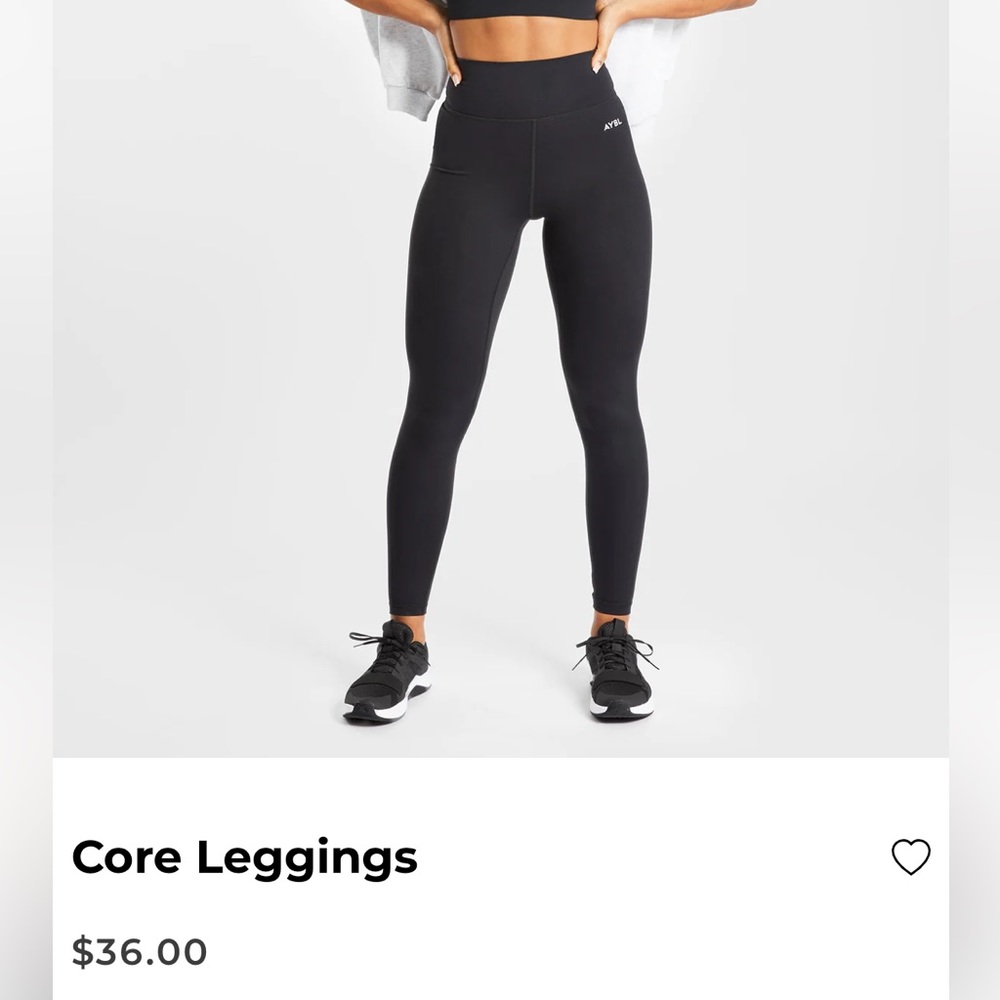 Black Core AYBL leggings